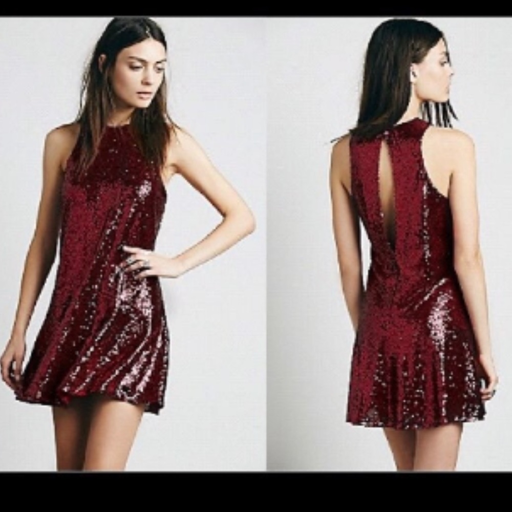 BOGO Free People Sequin Mini Dress